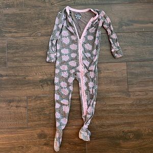 KicKee Pants footie zipper pajamas. Size 12-18 months